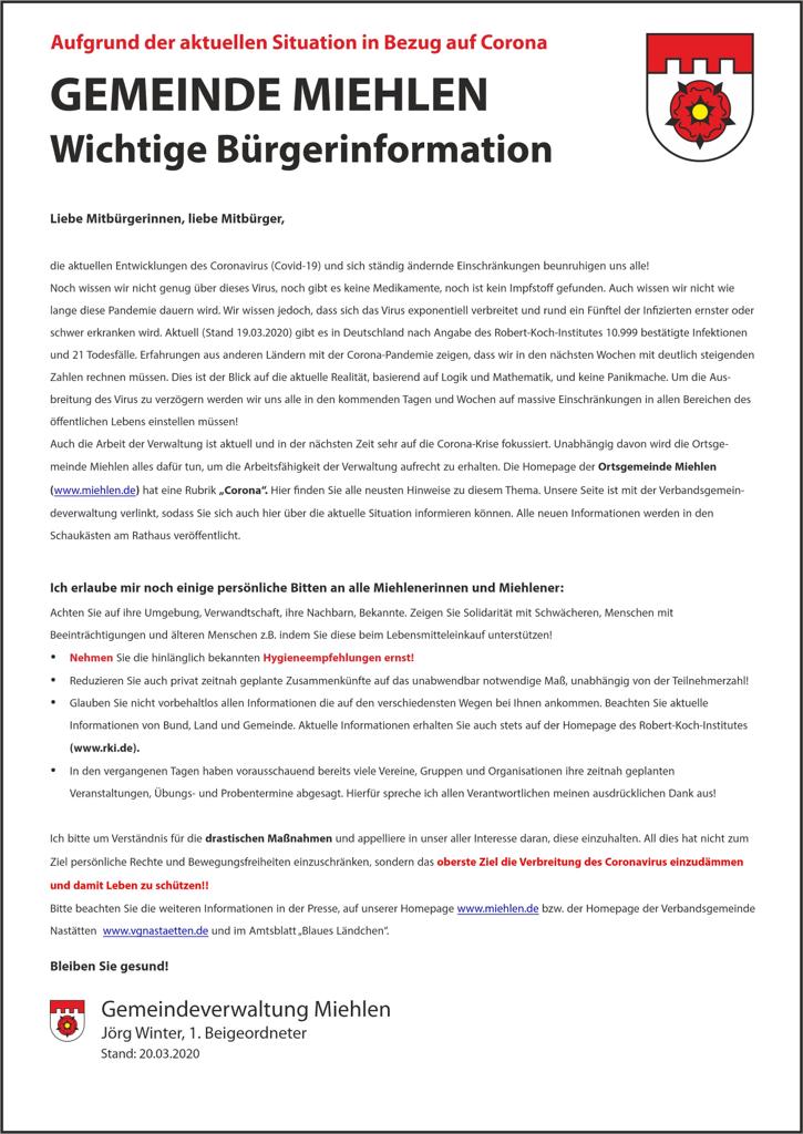 Gemeinde Miehlen Home